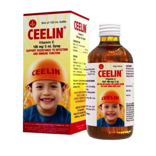 Ceelin Vitamin C 100mg/5ml United (C/120ml) (CHAI)