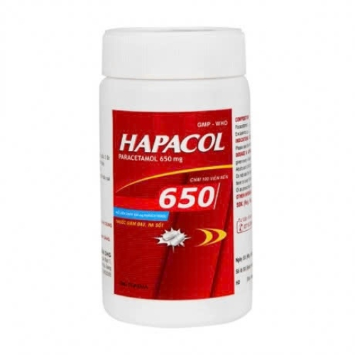 Hapacol 650mg Dhg (T/126C/100v) (CHAI)