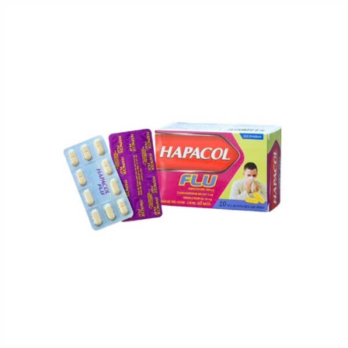 Hapacol Flu (T/96H/100v) DHG (HỘP)